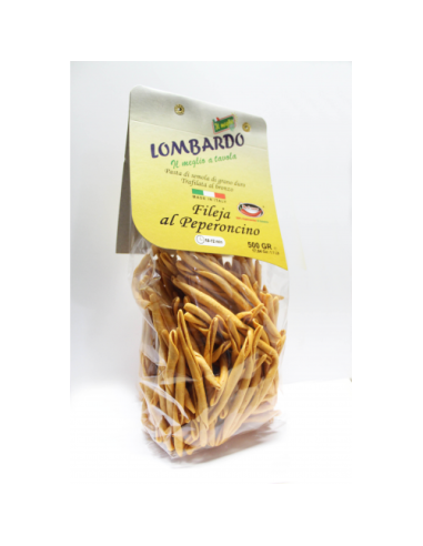 pasta Fileja al peperoncino 500gr - galluccio prodotti tipici calabresi